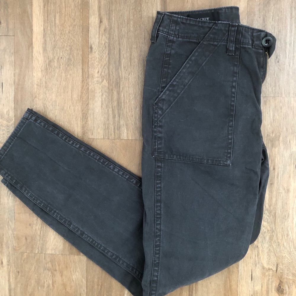J.Crew | Charcoal Skinny Cargo Pants